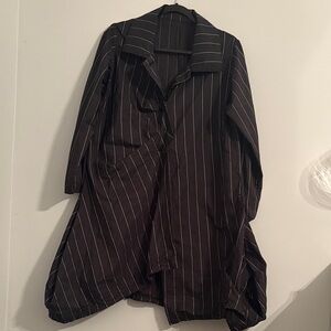 Heydari Pinstripe Jacket Medium Art to Wear